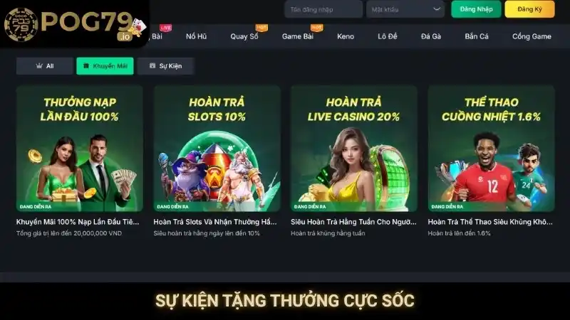 Trang chủ 11 Sự kiện tặng thưởng cực sốc